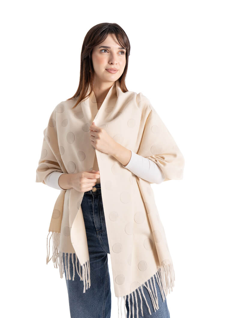 Écharpe en laine à motif